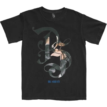Image of Pooh Shiesty - Big PS Unisex Large T-Shirt - Black