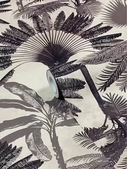 Image of Furn Malaysian Palm Tropical Printed Wallpaper