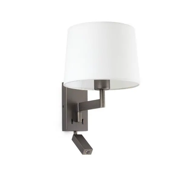 Image of Netlighting Artis Reading Light Wall Light White E27 White