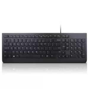 image of Lenovo Essential keyboard USB QWERTY UK English Black