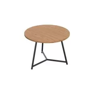 Image of Jemini Trinity Low Table 600x600x435mm Nova OakBlack KF823407 KF823407
