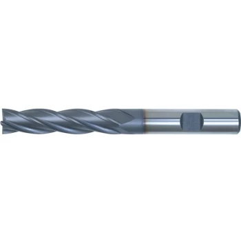 Image of 16.00MM 10 HSS-Co 8% 4 Flute Weldon Shank Long Series End Mills - TiCN - Swisstech