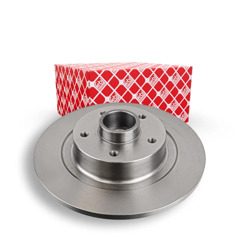 Image of FEBI BILSTEIN 170069 Brake disc Rear Axle, Solid, Oiled, with ABS sensor ring Brake Disc (82)
