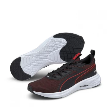 image of Puma Scorch Runner Mens Trainers - Black/Red