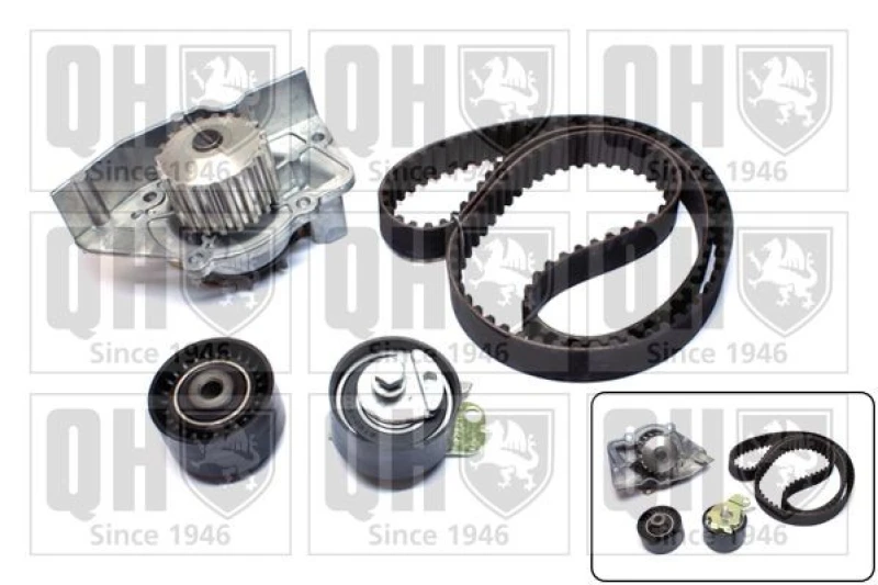 Image of QUINTON HAZELL Water pump and timing belt kit QUINTON HAZELL QBPK6200