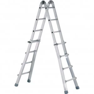 image of Zarges Z600 Industrial Telescopic Combination Ladder 4.2m