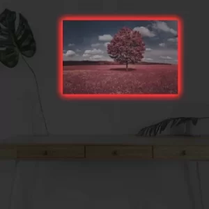 Image of 4570DHDACT-001 Multicolor Decorative LED Lighted Canvas Painting