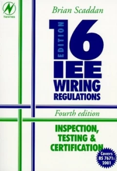 Image of Iee Wiring Regulations by Brian Scaddan Paperback