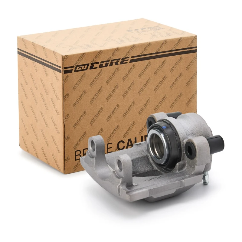 Image of goCORE GCG80349 Brake caliper Rear Axle, without holder, with holding frame Grey Cast Iron Brake Caliper (78)