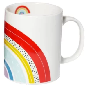 image of Somewhere Rainbow Porcelain Mug