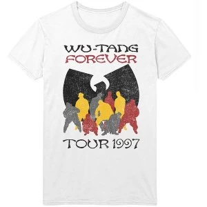 Image of Wu-Tang Clan - Forever Tour '97 Mens Large T-Shirt - White