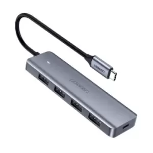 Image of UGREEN USB C Hub 4 Ports USB Type C to USB 3.0 Hub Adapter with Charging Port