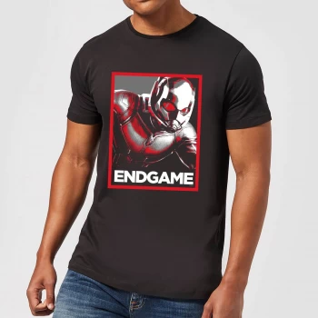 Image of Avengers Endgame Ant-Man Poster Mens T-Shirt - Black - 3XL - Black