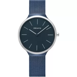 image of Obaku Ark Lille Arctic Women&apos;s Blue Wristwatch V240LXHLML