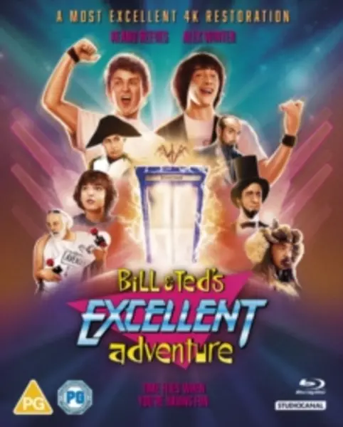 image of Bill & Ted's Excellent Adventure Bluray 5055201845672