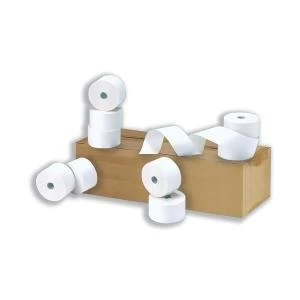 Image of Cash Register Paper Single Ply on a Roll 44mm x 37.1m 1 x Pack of 20