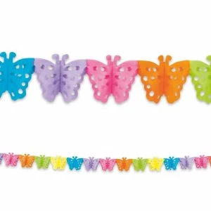 Image of Butterfly Shaped Banner Party Decoration