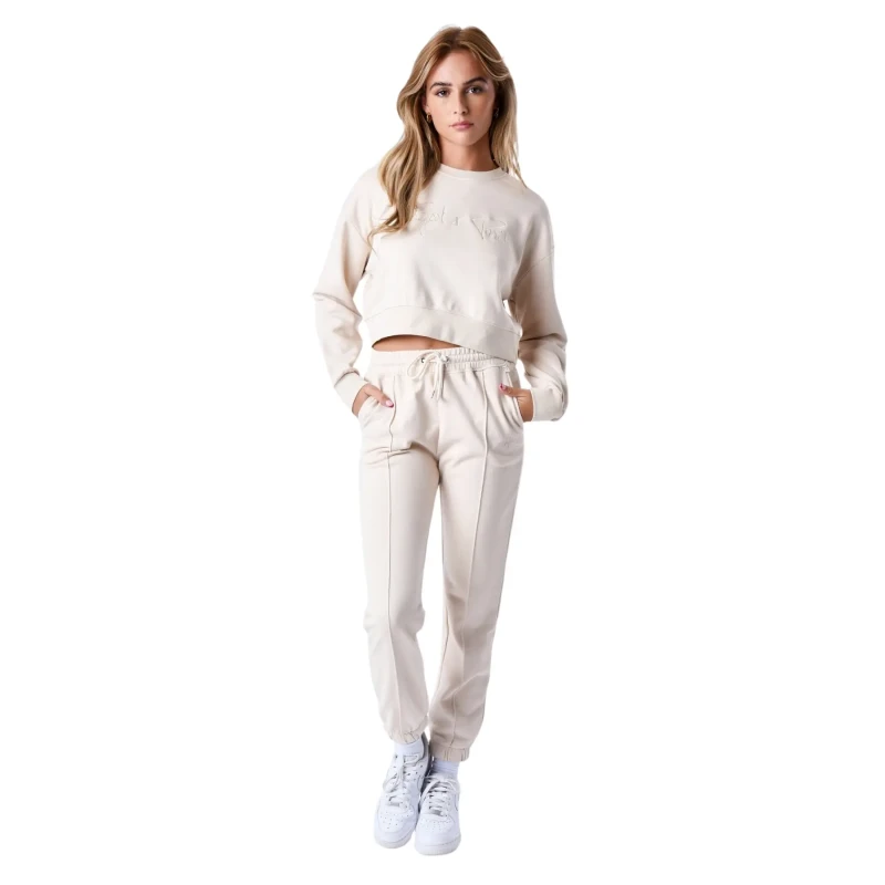 Image of Project X Paris Sweatshirt court ample woman Project X Paris Basic Blanc Female S
