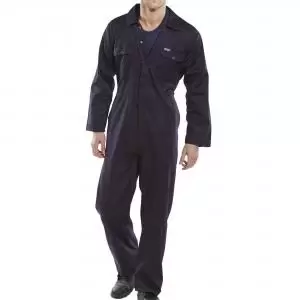 image of Beeswift Regular Boilersuit Navy Blue 38