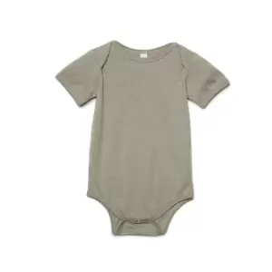 image of Bella + Canvas Baby Jersey Short Sleeve Onesie (12-18 Months) (Heather Stone)