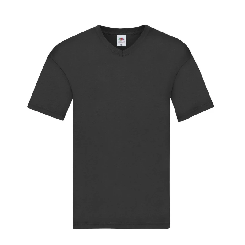 Image of Fruit Of The Loom Original Cotton Layered T-Shirt Black male