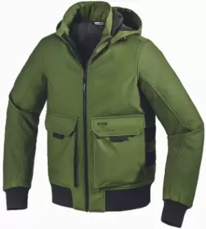 Image of Spidi Metromover H2Out Motorcycle Textile Jacket, green, Size 2XL, green, Size 2XL