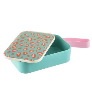 image of Sass & Belle Leopard Love Bamboo Lunch Box