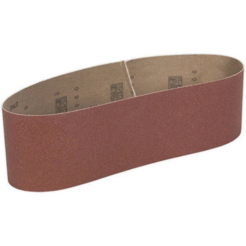 Image of Loops PREMIUM 100mm x 915mm Sanding Belt - 60 Grit Aluminium Oxide Cloth Backed Loop Multi