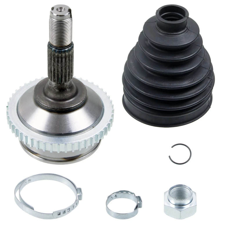Image of FEBI BILSTEIN 185040 CV Joint Wheel Side, with nut Joint Kit,drive shaft (5)