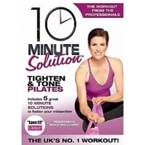 image of 10 Minute Solution Tighten And Tone Pilates with Band DVD