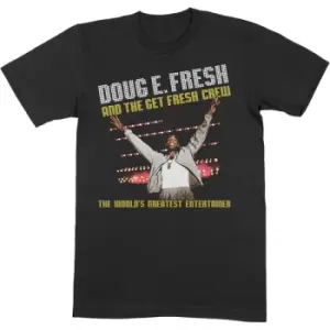 Doug E. Fresh - The World's Greatest Unisex X-Large T-Shirt - Black