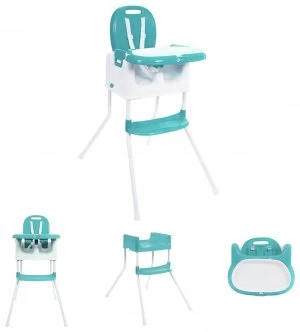 image of MyChild Graze 3 In 1 Multi Highchair - Aqua.