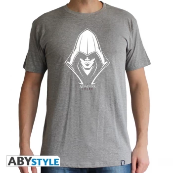 image of Assassins Creed - Assassin Mens Large T-Shirt - Grey