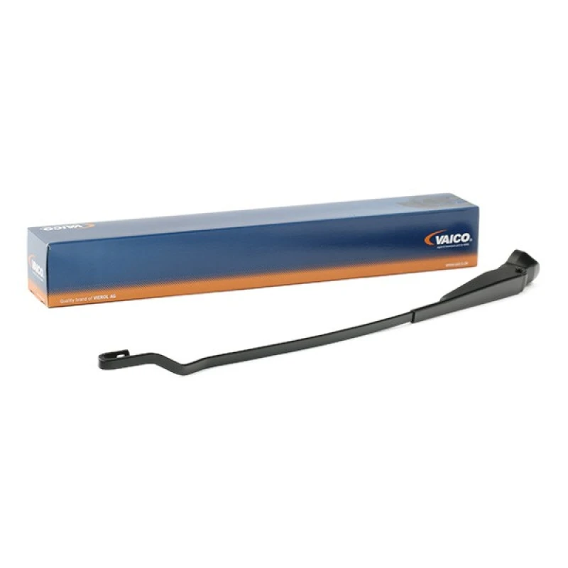 Image of VAICO V10-2014 Wiper Arm Original VAICO Quality, Right Front, for left-hand drive vehicles, with cap Wiper Arm,windscreen washer (301)