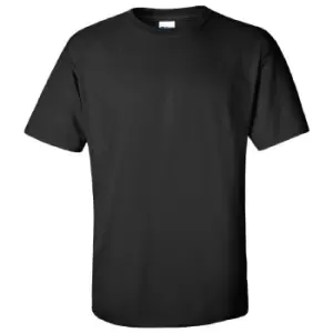 Gildan Mens Ultra Cotton Short Sleeve T-Shirt (4XL) (Black)