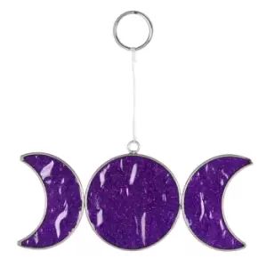 Image of Mystical Triple Moon Suncatcher