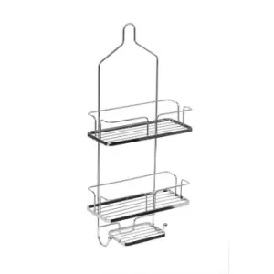 Image of Showerdrape Esquire Hanging Caddy - Chrome