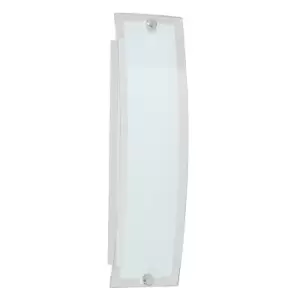 image of Action Lorenz Wall Lamp - Nickel Matt Finished with LED Bulb