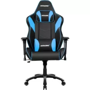 image of AKRacing LX Plus PC gaming chair Upholstered padded seat Black Blue