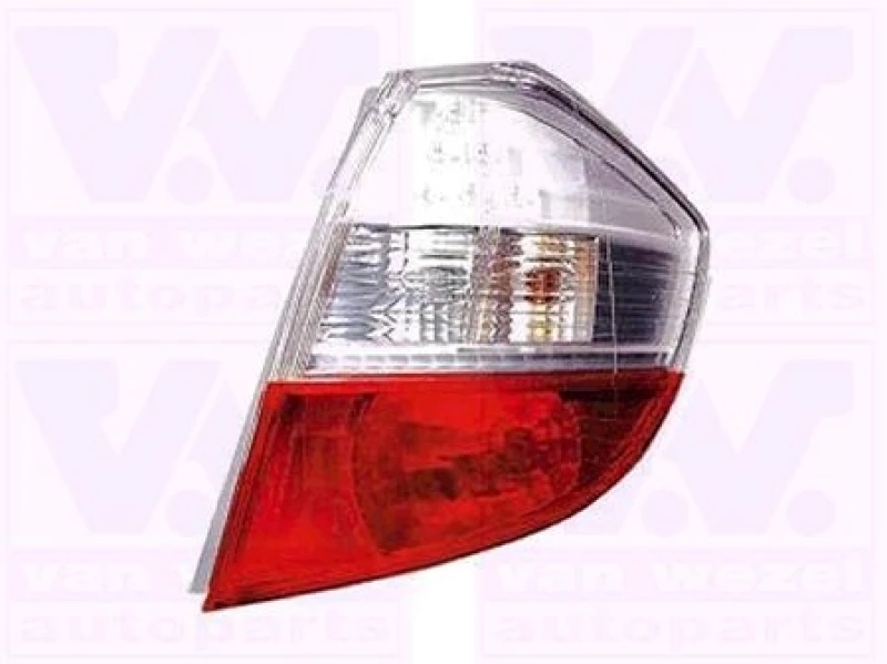 Image of VAN WEZEL 2545932 Rear light without bulb holder, Right Combination Rearlight (391)