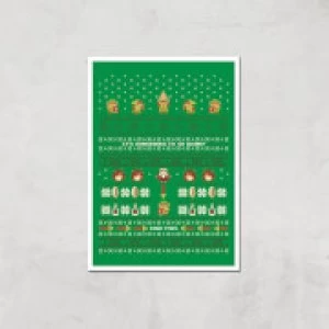 Image of Nintendo It's Dangerous To Go Alone Art Print - A4 - Print Only