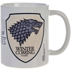 image of Game Of Thrones House Stark Mug (White)