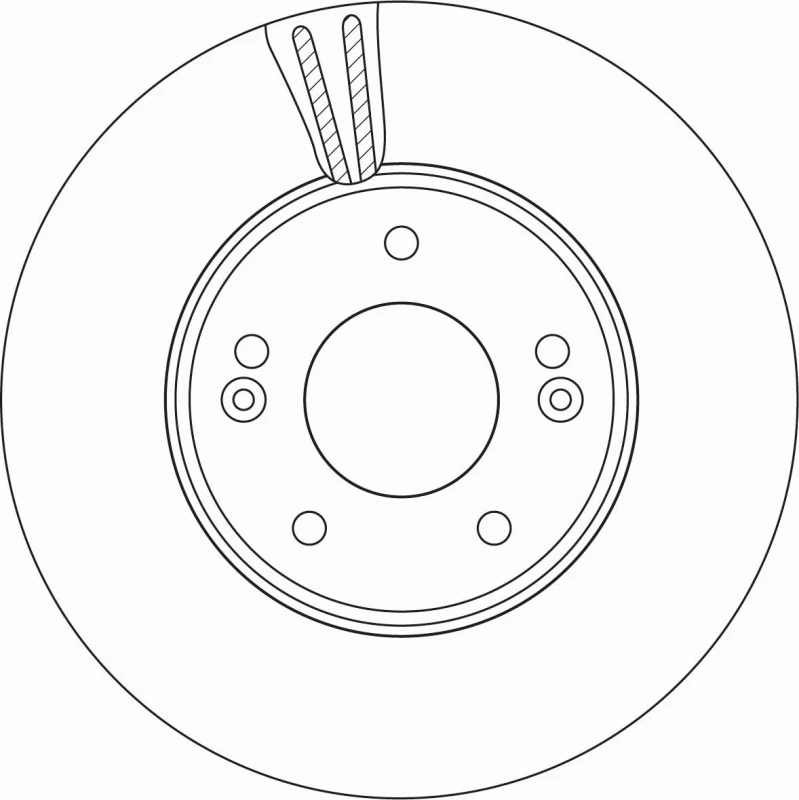 Image of Brake disc TRW DF6966