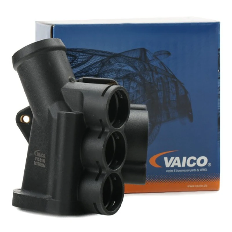 Image of VAICO V10-8196 Coolant Flange Original VAICO Quality Coolant Flange (3219)