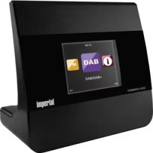 image of Imperial DABMAN i400 Internet radio adapter DAB+, FM, Internet Bluetooth, DLNA, WiFi, Internet radio DLNA-compatible, Multi-room Black