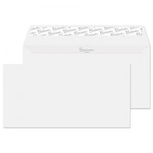 Image of PREMIUM Laid Envelopes DL Peel & Seal 110 x 220 mm Plain 120 gsm Diamond White Laid Pack of 50