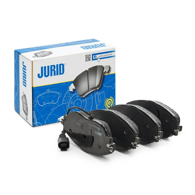 Image of JURID 573418J Brake pad set incl. wear warning contact Brake Pad Set,disc brake (402)