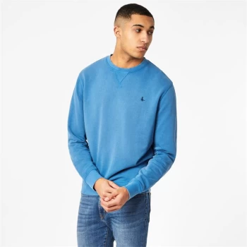 Image of Jack Wills Belvue Pheasant Logo Crew Sweatshirt - Marine GD