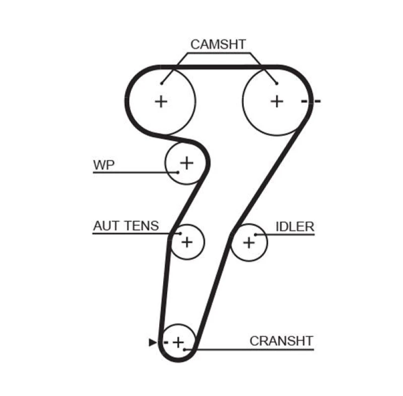 Image of GATES Timing Belt GATES 5469XS
