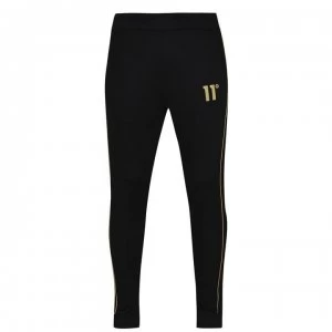 image of 11 Degrees Piped Skinny Jogging Pants - Black & Gold